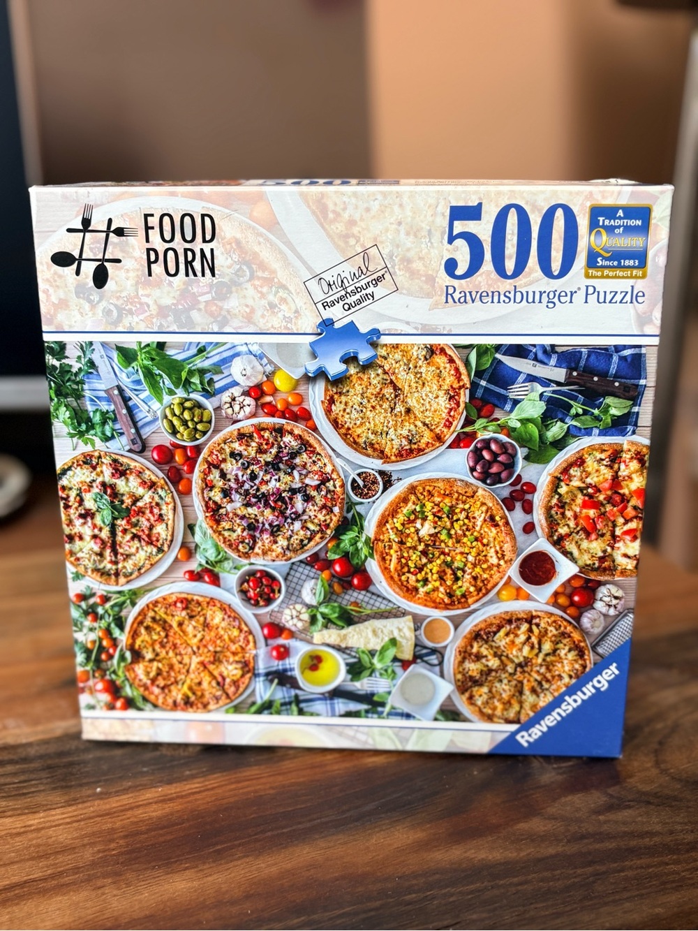 Ravensburger | "You Had Me At Pizza" Large Piece 500pc Food Jigsaw Puzzle